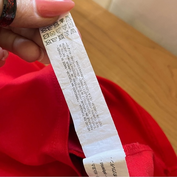 ZARA Red Mini Dress Cut Out Sexy Siren‎ Clubbing Going Out Dress Bodycon Short - Picture 6 of 10